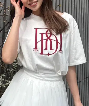 rienda RD 로고 티셔츠 여름옷 반팔
