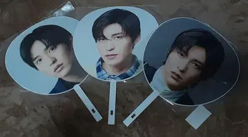 snowman 메구로 렌 부채 3개 세트 묶음 판매