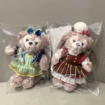 셰리 메이 봉제 인형 배지 키링 디즈니 씨 2개
