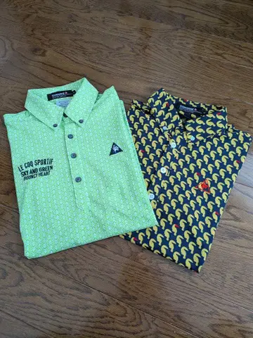LE COQ SPORTIF 피케 셔츠 2장 세트 사이즈 M 르꼬끄 골프