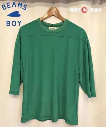 새상품급! 일본제 BEAMS BOY 빔즈 보이 시어 풋볼 티셔츠