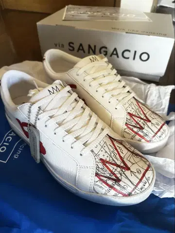 via SANGACIO 화이트 스니커즈 6
