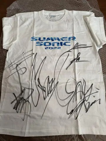 King Gnu SUMMER SONIC 2022 사인 포함 티셔츠