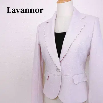 Lavannor 라바노아 레이스 싱글 버튼 자켓 더스티 핑크 계열 9
