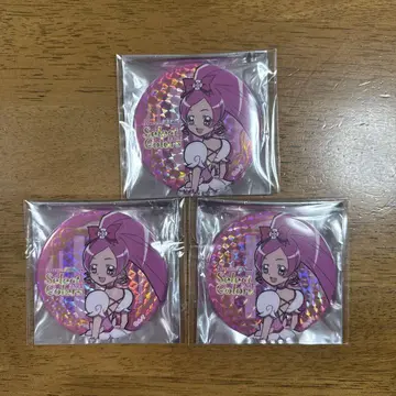 프리큐어 select colors 홀로그램 캔뱃지 큐어 블라썸