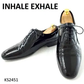 인헤일 익스헤일 에나멜 플레인토 레이스업 26cm 블랙