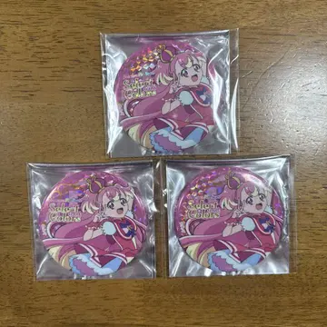 프리큐어 select colors 홀로그램 캔뱃지 큐어 원더풀