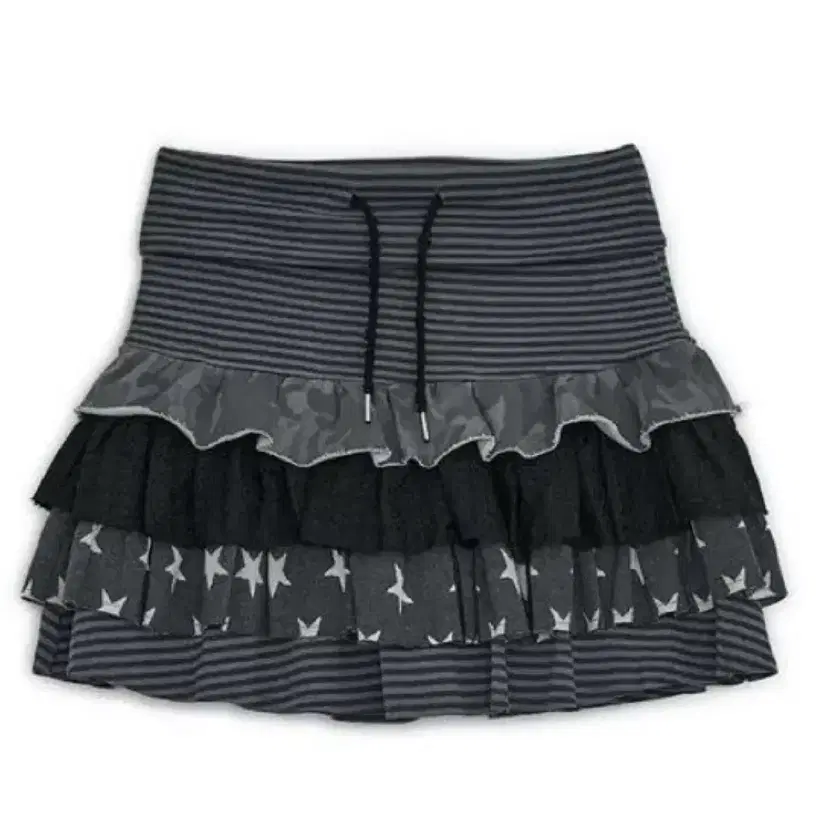 HUG YOUR SKIN ■ Cancan Layered Skirt Hug Your Skin Cancan Layered Skirt Charcoal on Bunjang