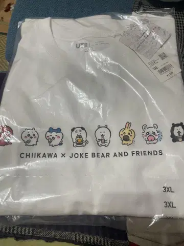 나가노 치이카와 유니클로 티셔츠 3XL 미개봉 새상품 정품