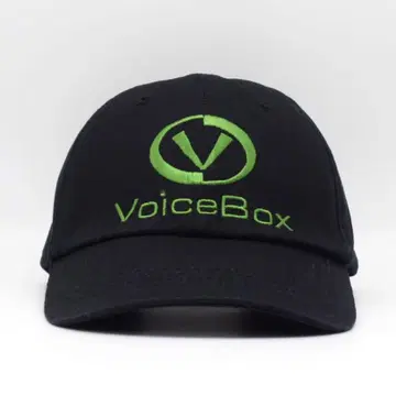 Voice Box 보이스 박스 기업 자수 캡 구제 의류 블랙