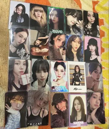 aespa 카리나 트레이딩 카드 세트 묶음 판매