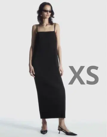 새상품급 완판 코스 리브 원피스 블랙 XS 사이즈