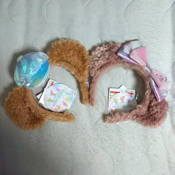 머리띠 2개 세트 컬러풀 행복