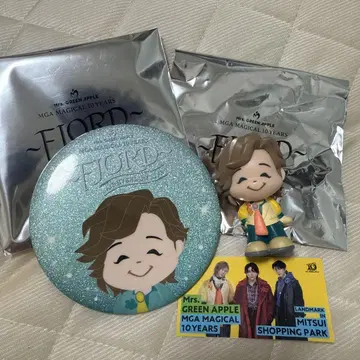 FJORD 가챠 후지사와 료카 캔뱃지 & 피규어