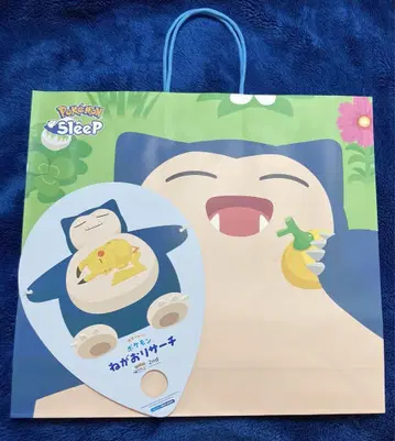 포켓몬스터 슬립 샵 한정판 쇼핑백