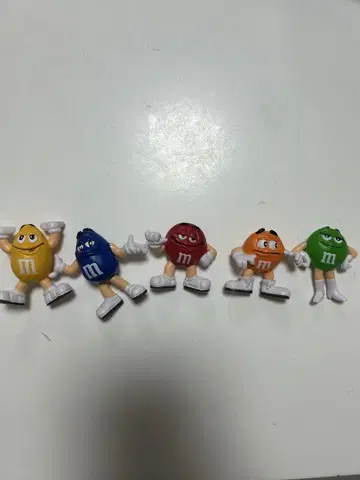 M&M's 피규어 세트 5개