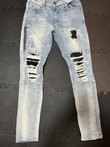 HYPER DENIM*LOZY JEAN 슬림핏 데미지 진