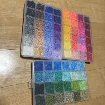 다리미 비즈 세트 나노 비즈 72색 케이스 포함
