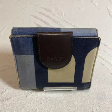 BALLY 발리 두겹 지갑 캔버스 여성용 W 후크