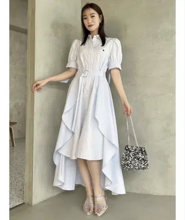 dazzlin POLO BCS 콜라보 헤미 레이어드 셔츠 원피스