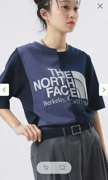 택 포함 새상품! THE NORTH FACE 아지메 로고 티셔츠