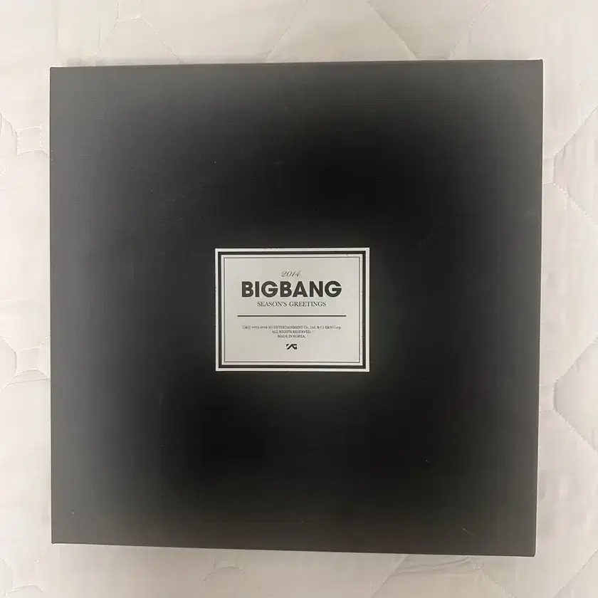 Big Bang 2014 season's greetings T.O.P numbering on Bunjang