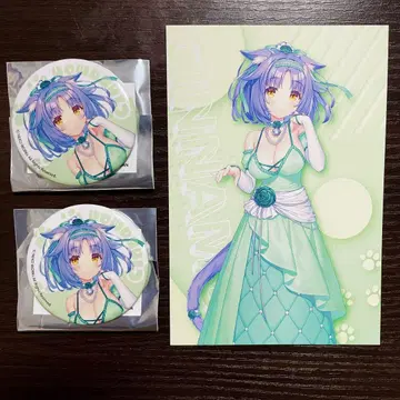 고양이 파라 POP UP 아키하바라 한정판 보크스 캔뱃지 카드 시나몬