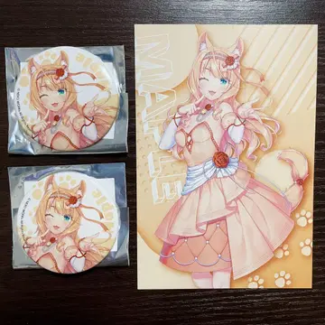 고양이 파라 POP UP 아키하바라 한정판 보크스 캔뱃지 카드 메이플