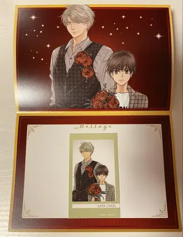 SUPER LOVERS 기념일 카드 포토 카드