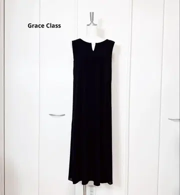 Grace Class 그레이스 클래스 백 플리츠 롱 원피스 36