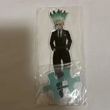 Dr.STONE 이시가미 치쿠라 콜라보 카페 아크릴 스탠드 연미복 새상품