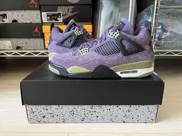 Air Jordan 4 Retro 퍼플/그린 10 (US)