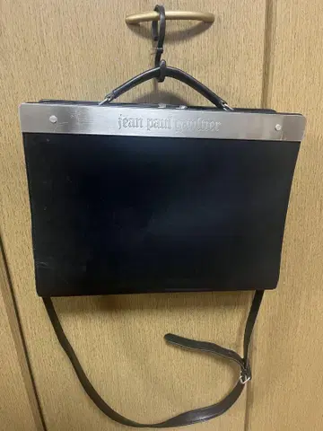jean paul gaultier 고티에 가죽 플레이트 숄더백