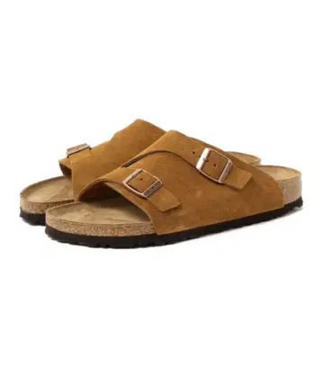 BIRKENSTOCK / Zurich 브라운 스웨이드 샌들 42