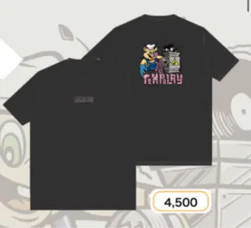 Tempalay  IDeeez 콜라보 티셔츠 블랙 M 사이즈