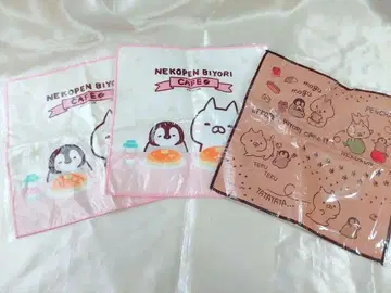 고양이 펜 비야 극세사 타월 3장 세트