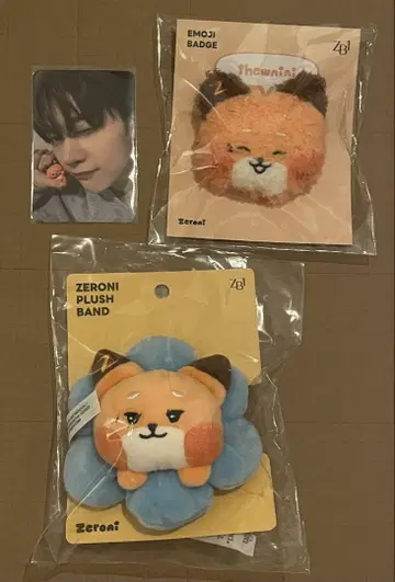 zeroni 봉제 인형 밴딩 배지 투니니