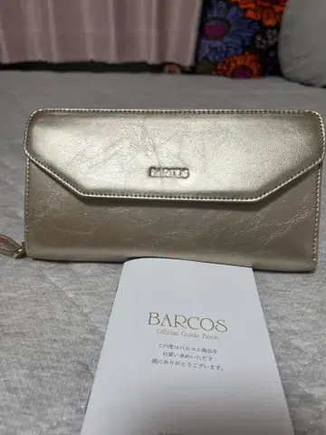 BARCOS 골드 라운드형 장지갑