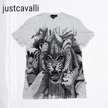 JUSTCAVALLI 티셔츠 화이트