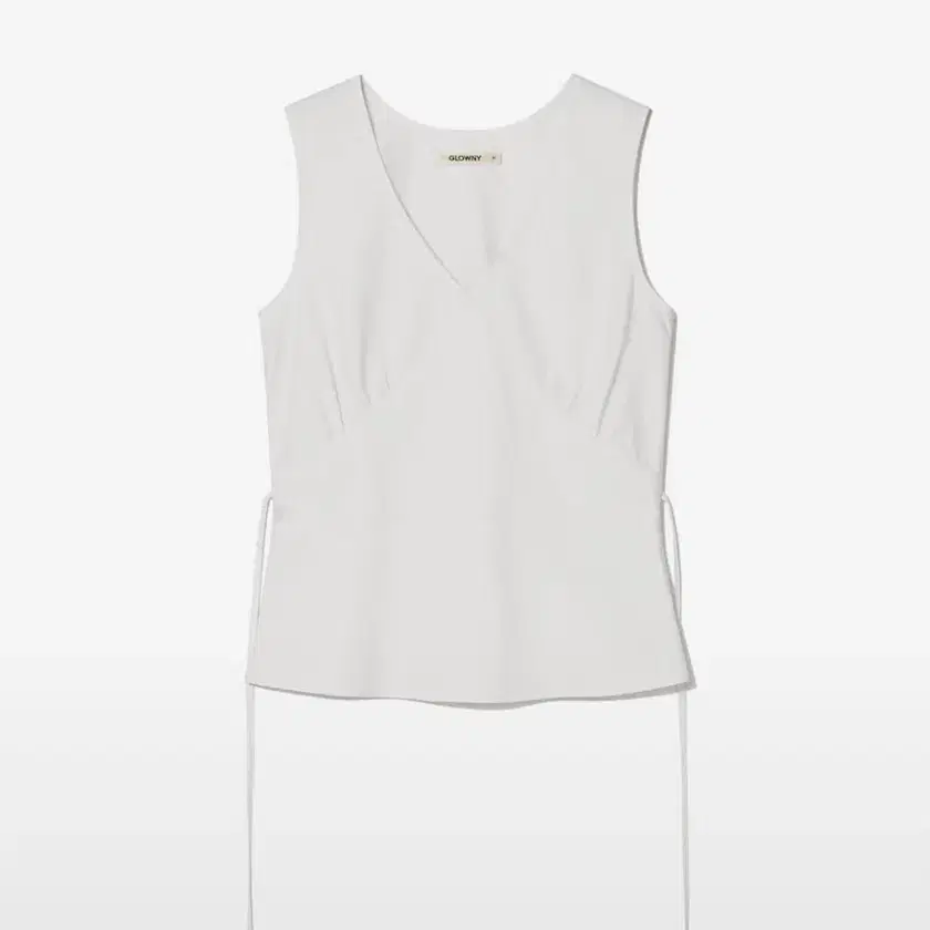 ★GLOWNY★ G CLASSIC SLEEVELESS WHITE G CLASSIC SLEEVELESS (WHITE) - GLOWNY