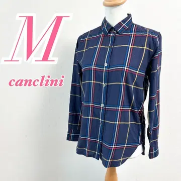 canclini 체크 무늬 긴팔 셔츠 캐주얼 코디 오피스 캐주얼