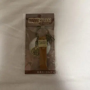MARVEL STUDIOS 천연 가죽 키링 아이언맨
