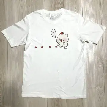 토모다치 곰 L 사이즈 이티고 티셔츠 딸기 티셔츠 화이트 2019년 출시