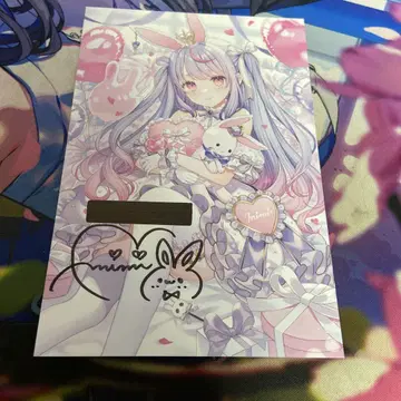 부이스포 우사기 미미 친필 사인 포함 엽서