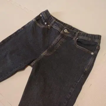 CIAOPANIC TYPY 밑단 슬릿 프린지 레깅스 팬츠 데님 블랙 L