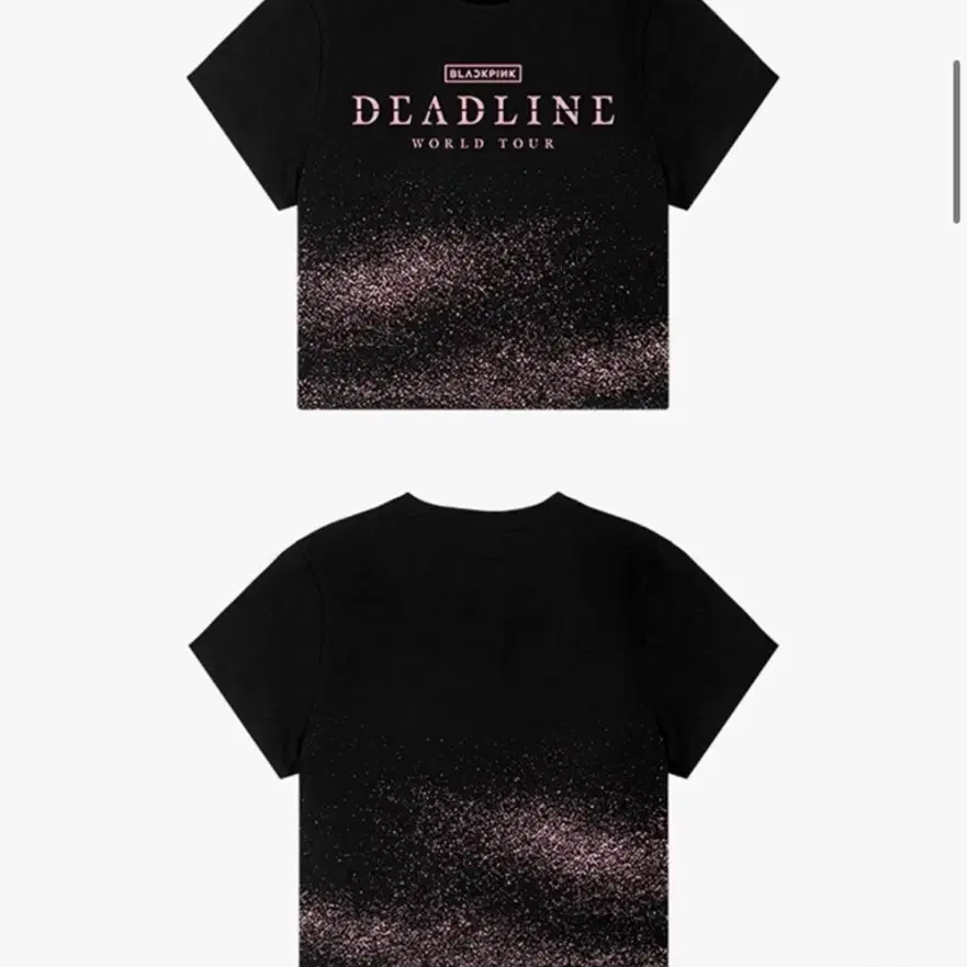 BLACKPINK DEADLINE TOUR Tシャツ CROP TEE M Blackpink Deadline World Tour 2025 T-Shirt Official Concert