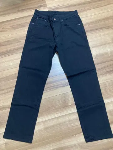 EDWIN 503 블랙 데님 팬츠