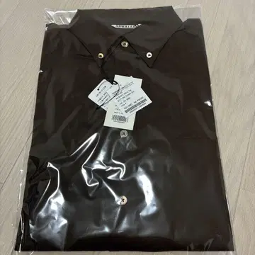 오라리 워시드 핀 버튼 다운 셔츠 사이즈 4