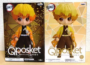 Qposket 귀멸의 칼날 아가츠마 젠이츠 AB 컬러 2개