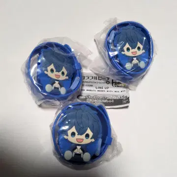 컬러풀 피치 캡슐 마스코트 워치 2개, 나오키리 3종 세트